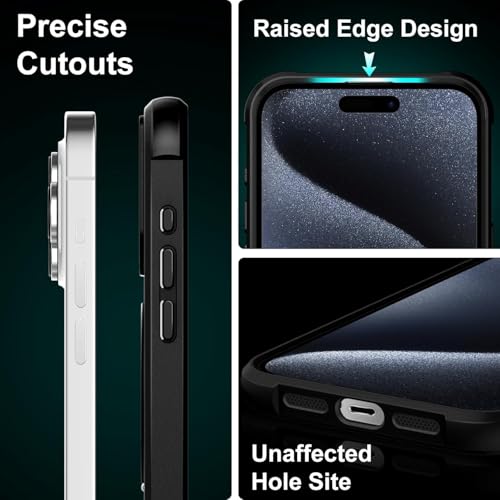 360°Magnetic Swivel Ring for iPhone 15 Pro Max Case-Black - color: Black, size: iPhone 15 Pro Max