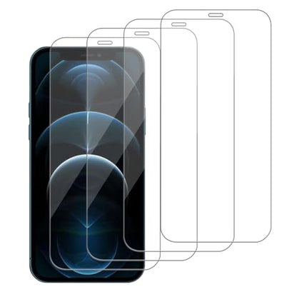 4 Pack Glass Screen Protector Compatible for iPhone 12/12 Pro 2020 [6.1 Inch] [9H Hardness]-HD Screen Tempered Glass, Scratch Resistant,Easy Install [Case Friendly] - size: iPhone 12/ 12Pro