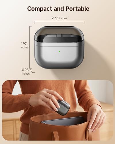 Repelacement Wireless Charging Case Compatible with Samsung Galaxy Buds3 FE