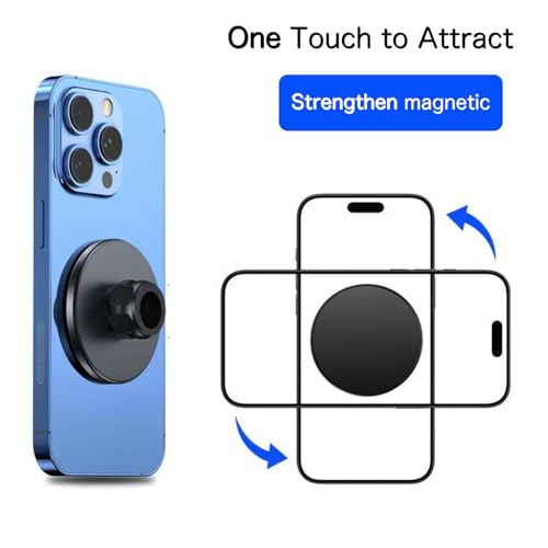 Wheelchair Magnetic Phone Holder - Adjustable Gooseneck with Angle Lock, Compatible with iPhone 16/15/14/13/12 Pro Max Series, iPad & Magnetic Phone Cases (12 Inch)