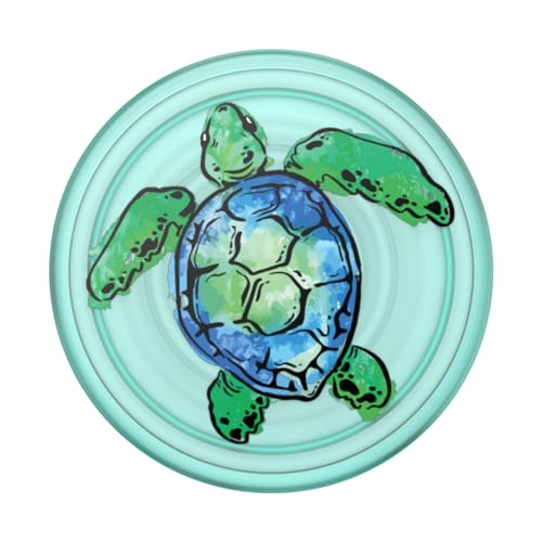 PopSockets Adhesive Phone Grip, Holder- Translucent Tortuga