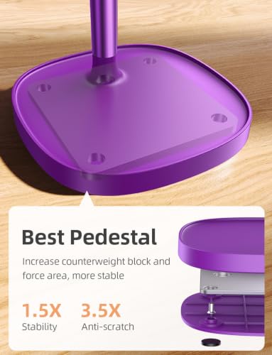 LISEN Cell Phone Stand Phone Holder for Desk, Gaming for Nintendo Switch - color: Dark Purple