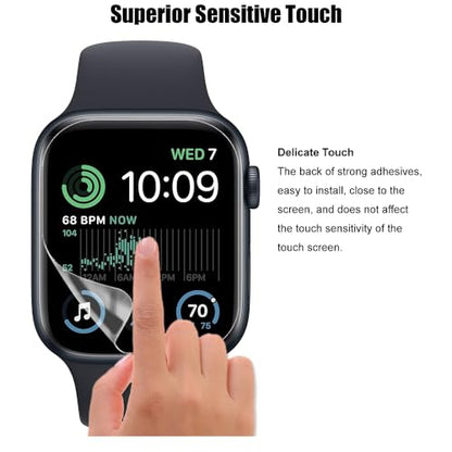 6 Pack Screen Protector For Apple Watch Series 4 / 5 / 6 / SE 3 2 1 (40mm) - size: 40mm