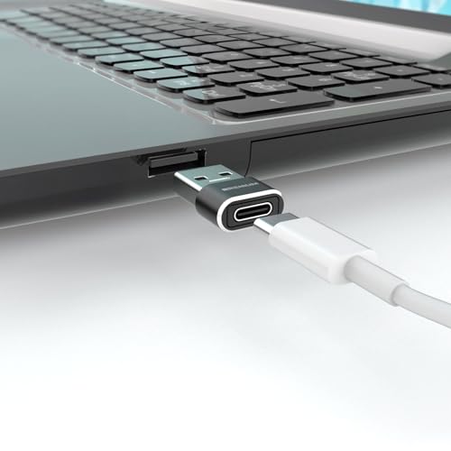 USB to USB C Adapter 10-Pack, Type-C Female to A Male
