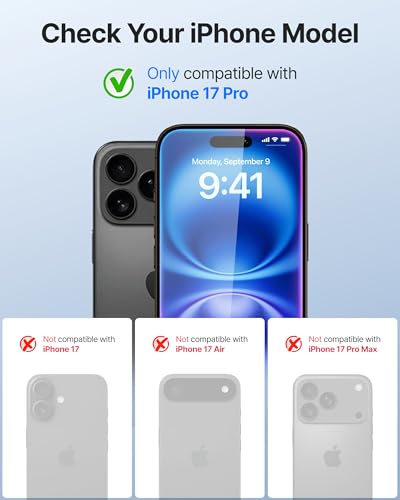 DOME GLASS Whitestone 2PACK EZ GLASS AR for iPhone 17 Series [Super Anti-Reflection], Full Coverage [Easy Install] Tempered Glass Screen Protector [2pack] (iPhone 17 Pro) - size: iPhone 17 Pro