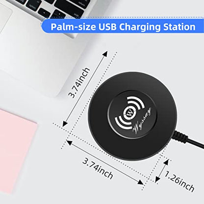 75W 6-Port Wireless Charging Station, USB-C & QC 3.0