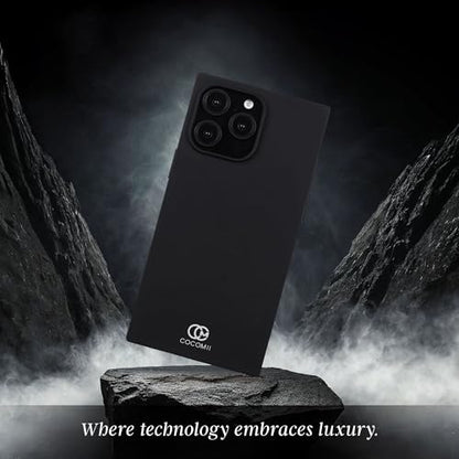 COCOMII Rectangle for iPhone 16 Pro Max Case, Matte Black Silicone | Compatible with MagSafe Wireless Charging, Shockproof 10ft Drop Protection, Camera & Screen Protection, Premium Glossy Finish - color: Matte Black Silicone, size: iPhone 16 Pro Max (6.9"