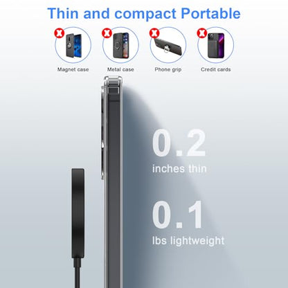 Magnetic Wireless Charger for Google Pixel 11/11 Pro XL/10 Pro Fold - color: Black