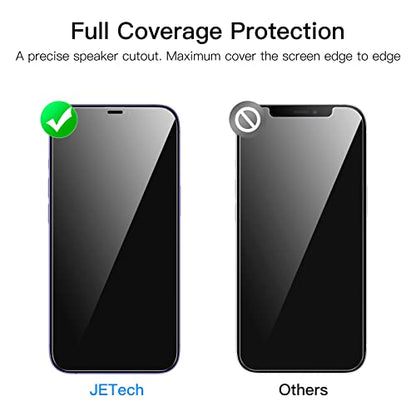 JETech Privacy Screen Protector for iPhone 12 Pro Max, 2-Pack - size: iPhone 12 Pro Max