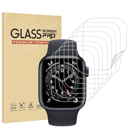 [8 Pack] Screen Protector for Apple Watch 40mm SE Series 6/5/4 Anti-Scratch,iWatch Self-Healing Soft TPU,Bubble-Free,HD Clear Soft Watch Film,Touch Sensitive,Ultra-thin for iWatch Accessories - size: 40mm SE/Series 6/5/4