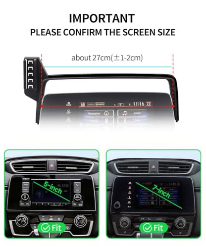 Car Phone Holder for Honda CR-V CRV 2017-2022 Accessories 5/7" Screen Mount - size: for 17-22 CR-V (5 & 7 inch screen only)