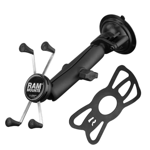 RAM MOUNTS X-Grip Large Phone Mount with Long Arm Twist-Lock Suction Cup - style: Long Arm