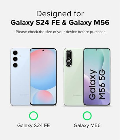Ringke for Samsung Galaxy S24 FE Screen Protector [Easy Slide, 2 Pack] | Easy Installation with Alignment Tool, Case Friendly Premium 9H Hardness Tempered Glass - size: Galaxy S24 FE