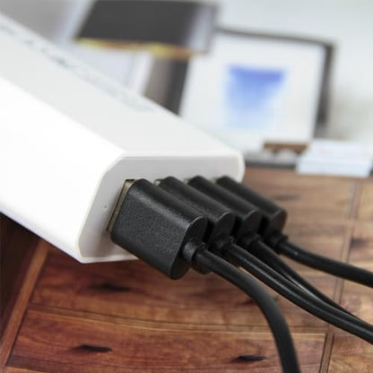 Short USB Type C Cable, 10 Pack 0.5FT USB 2.0 Cables Black