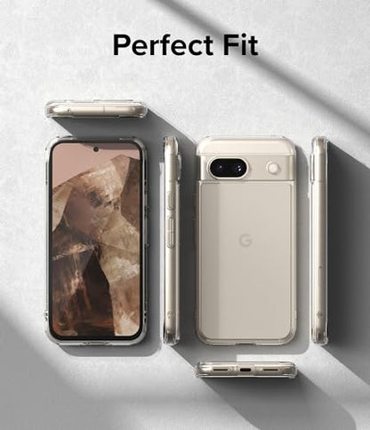 Ringke for Google Pixel 8a Case [Fusion Matte Clear] | Oil & Dirt Resistant, Anti-Fingerprint Technology Prevents Oily Smudges, Frosted Coating Feels Velvety Soft - size: Pixel 8a