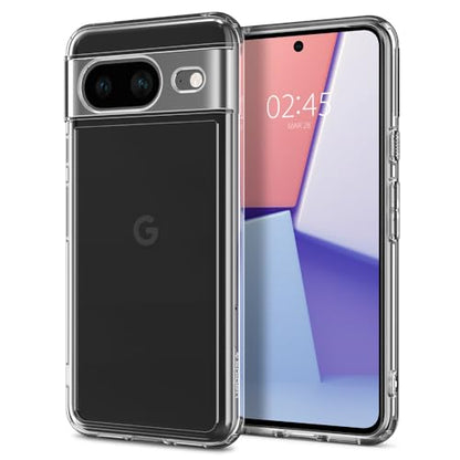 Spigen Ultra Hybrid for Pixel 8 Case, Crystal Clear - color: Clear, size: Pixel 8