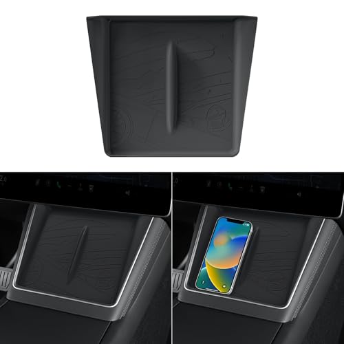 LUCKEASY Wireless Charging Mat for Tesla Model Y Juniper 2025 2026 - size: Star Explorer Style - Model Y Juniper 2025 2026