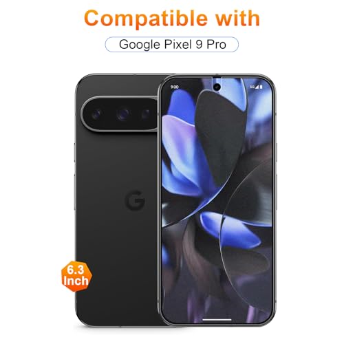 2 Pack for Google Pixel 9 Pro Matte Screen Protector [Not Glass], HD Clear, Anti-Scratch, Anti-Glare, Support fingerprint - size: Google Pixel 9 Pro