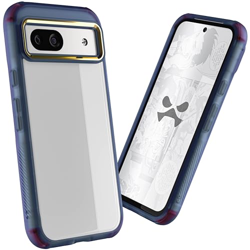 Ghostek Covert Clear Google Pixel 8a Case with Shockproof Drop Protection Premium Protective Wireless Charging Compatible Phone Cover Designed for 2024 Google Pixel 8a (6.1") (Blue) - color: Blue [Limited Edition], size: Pixel 8a