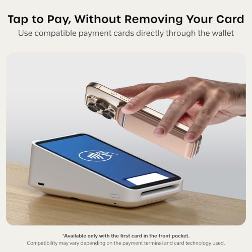 Satechi MagSafe Wallet Stand, Card Holder, NFC Pass-Through - color: Desert Rose