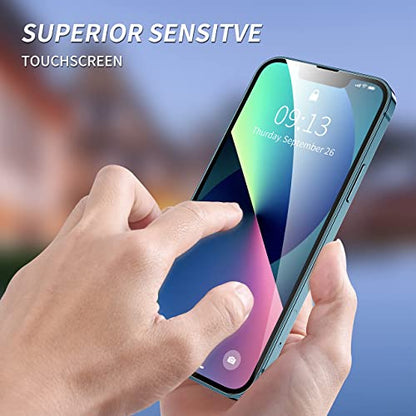 ImpactStrong Shatterproof Tempered Glass Screen Protector for iPhone 13 Pro Max [Easy Installation Frame] [Bubble Free] [9H Hardness] [Full Coverage] Case Friendly, 6.7 Inch - (3-Pack) - size: iPhone 13 Pro Max
