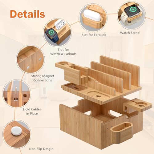 Pezin & Hulin Multiple USB Charging Station Including Charger HUB, 5 Cables