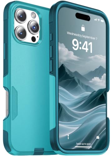 jaroco Magnetic for iPhone 16 Pro Max Case Heavy Duty Rugged Dual-Layer Teal - color: Teal, size: iPhone 16 Pro Max