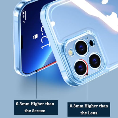 for iPhone Case Clear,[Anti-Yellowing][Military-Grade Drop Protection] Transparent Shockproof Slim Thin Phone Bumper Phone Case for iPhone (Clear,for iPhone 15 Pro Max) - size: for iPhone 15 Pro Max