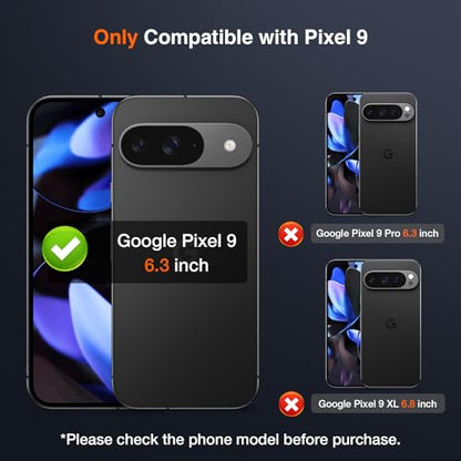 LK 2 Pack for Google Pixel 9 Screen Protector+2 Pack Camera Lens Protector - size: Pixel 9