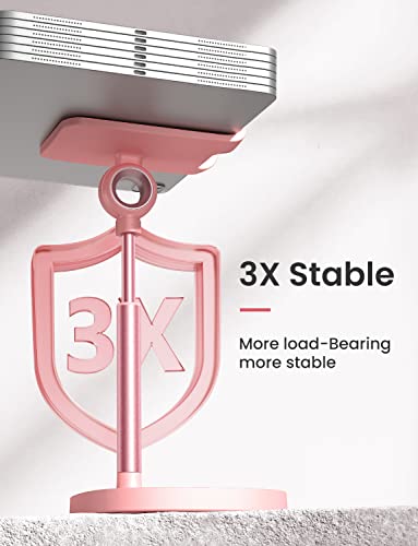 LISEN Cell Phone Stand iPhone Holder for Desk, Pink Gifts for Women Girls - color: A- Pink