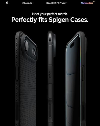 Spigen GlasTR EZ FIT Privacy Screen Protector for iPhone Air - size: iPhone Air