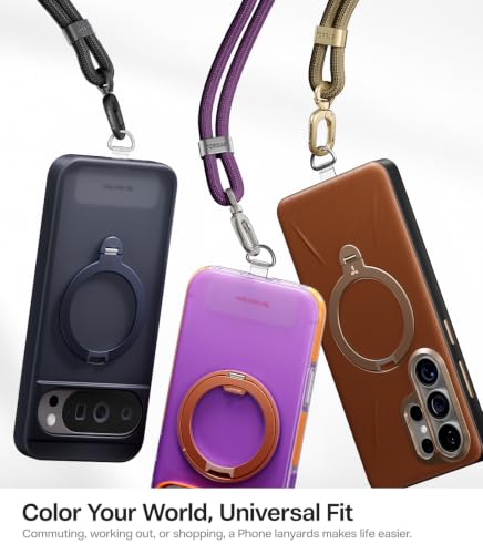 TORRAS Phone Lanyard Crossbody, Adjustable Neck Strap, Deep Purple - color: 10-deep Purple