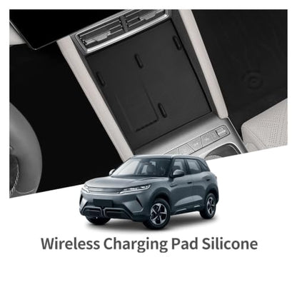 Wireless Charging Pad Accessories Non-Slip Pad Car Phone Charger Mat Protective Mat ﻿Compatible with BYD Yuan UP