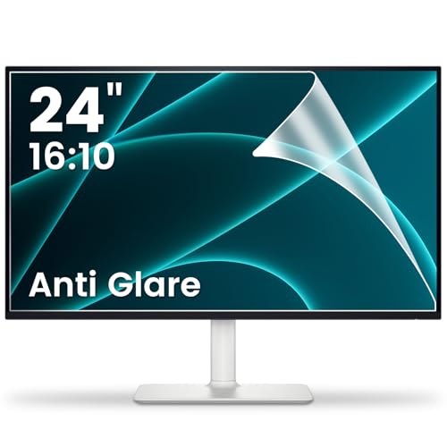 F FORITO 2-Pack 24 inch 16:10 Matte Anti Glare Computer Screen Cover, Anti Glare Eye Protection Film Compatible with All 24" Widescreen Monitors with 16:10 Aspect Ratio (20.4" W x 12.7" H) - size: 24 Inch (Diagonal) - 16:10 Aspect Ratio