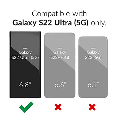 Crave Galaxy S22 Ultra Case, Shockproof Protection Dual Layer Case for Samsung Galaxy S22 Ultra 5G (6.8 inch) - Aqua - color: Aqua, size: Galaxy S22 Ultra