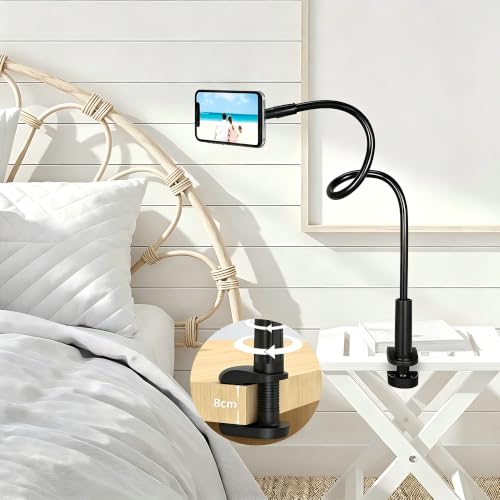 Magnetic Gooseneck Phone Holder Mount, Adjustable Flexible Long Arm Mount