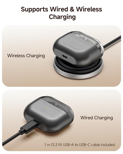 Wireless Charging Case Compatible with Samsung Galaxy Buds 3 Pro
