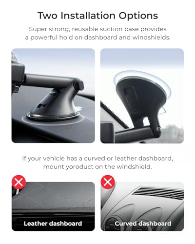iOttie Easy One Touch Advanced Suction Car Mount for Smartphone iPhone 18 - style: Advanced