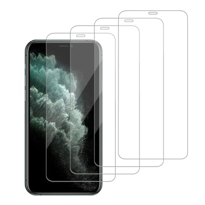 4 Pack Glass Screen Protector Compatible for iPhone 11 Pro/iPhone Xs/iPhone X [5.8 Inch] [9H Hardness]-HD Screen Tempered Glass, Scratch Resistant,Easy Install [Case Friendly] - size: iPhone 11 Pro/ Xs/ X