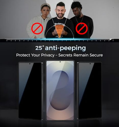 MAGIC JOHN 3rd Gen Upgraded Privacy Screen Protector for Samsung S25 Ultra - size: S25 Ultra 6.9inch