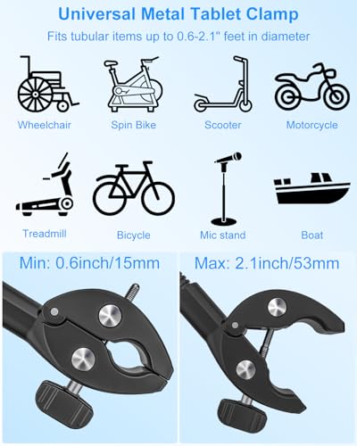 Stroller Phone Holder, Baby Stroller Cell Phone Mount with Flexible Gooseneck, Stroller Smartphone Holder for iPhone 17 16 15 Pro Max, Galaxy Series and All 4.7-7" Phones with Thickness Case