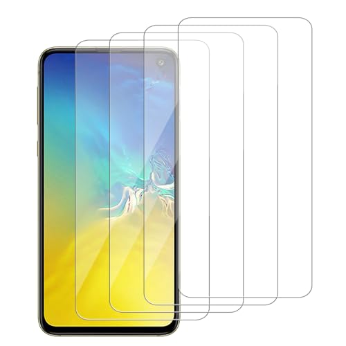 4 Pack Glass Screen Protector Compatible for Samsung Galaxy s10e / SM-G970 [9H Hardness]-HD Screen Tempered Glass, Scratch Resistant,Easy Install [Case Friendly] - size: Galaxy S10e