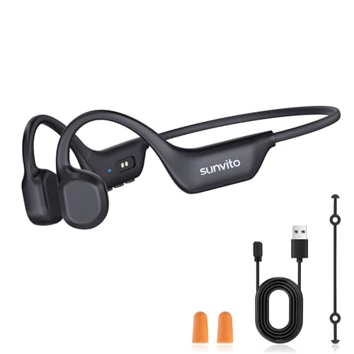 Bone Conduction Headphones Bluetooth 6.0,Open Ear Wireless Sport Headphones