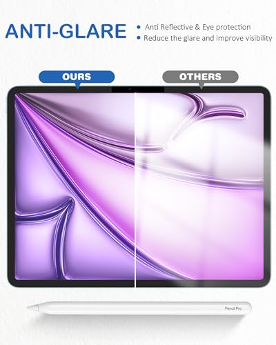 XIRON Paper Screen Protector for iPad Air 13-inch M4 2026/M3 2025/M2 2024 - size: Air 13 inch M4/M3/M2 (2024-2026)