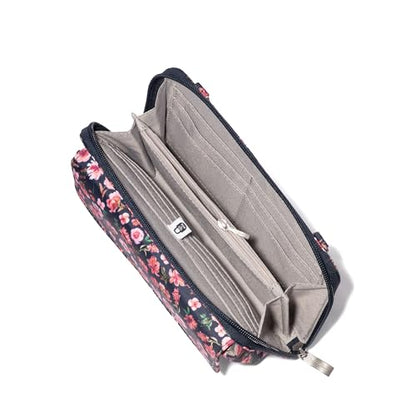 Baggallini Rfid Phone Wallet Crossbody - color: Autumn Peony