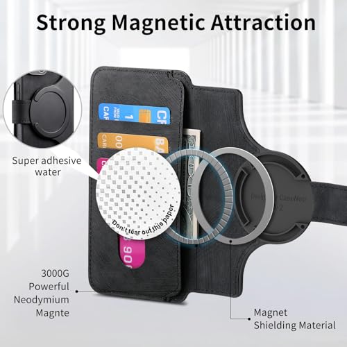 2 in 1 Detachable Wallet Case for Samsung Galaxy S22 CMG Black | PU Leather Magnetic Flip Folio Case with RFID Blocking Card Holder, Credit Card Slots Kickstand, Shockproof Protective Cover - color: Black, size: Samsung Galaxy S22