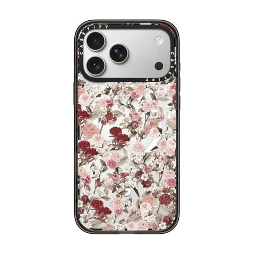 CASETiFY for iPhone 17 Pro Max Case - Impact Compatible with MagSafe | 8.2 ft. 4x Military Grade Drop Protection | VINTAGE FLOWER MONDAY | Black - color: 24. VINTAGE FLOWER MONDAY, size: Iphone 17 Pro Max (6.9")