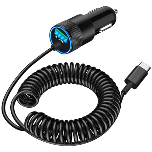 Apple MFi Certified iPhone Duo 18 17 Pro Max Car Charger + 6FT Type C Cable - size: 6.6FT