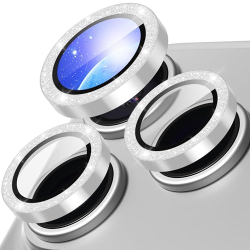 Suoman for iPhone 17 Pro/Pro Max Camera Lens Protector-Silver - color: Glitter-Sliver