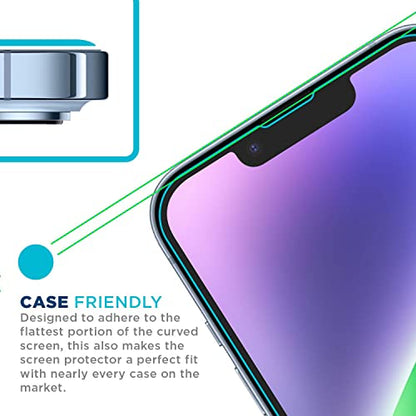 Tech Armor Glass Screen Protector for iPhone 14 Plus, 13 Pro Max, 3-Pack - size: iPhone 14 Plus /13 Pro Max-6.7 Inch